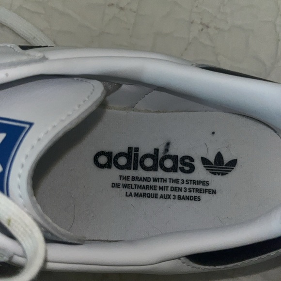 Adidas Original Men’s Samba OG Sneaker White/Black/Granite Size 8 and 5 1/2 - Picture 6 of 16